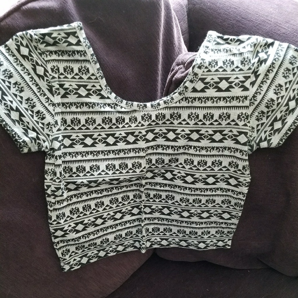 Aztec crop top