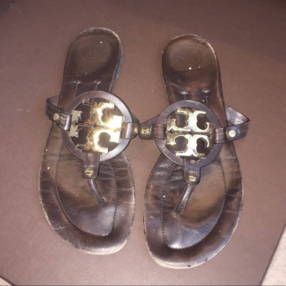Tory Burch Brown Miller2 Sandal