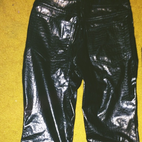 Xhilaration Other - Girls croc/leather-look pants