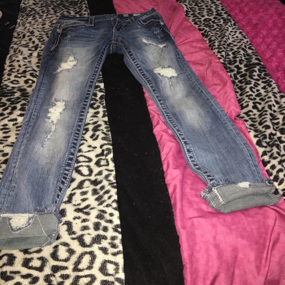 Miss me crop jeans