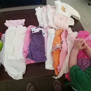 Lot of baby girl clothes
