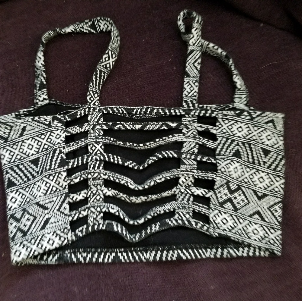 Tribal crop top