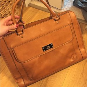 Target Tan business brief case/purse