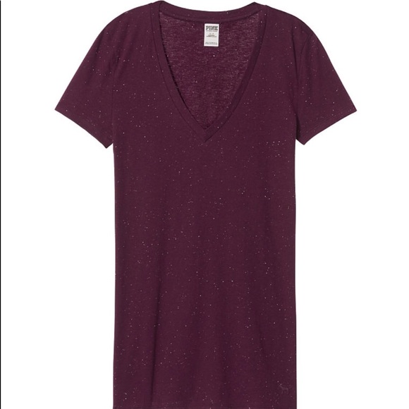PINK VS super soft V-neck tee size S. NIP - Picture 1 of 4