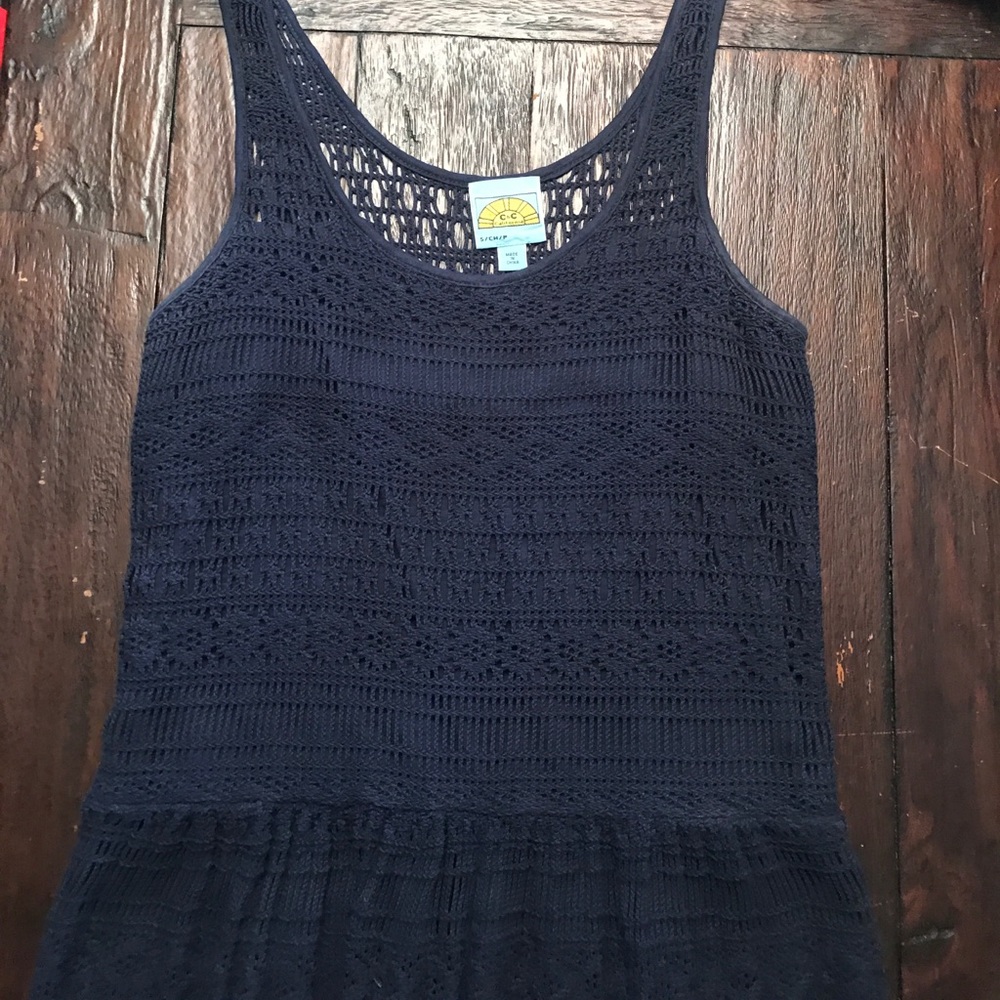 C & C California Navy Sundress, size S