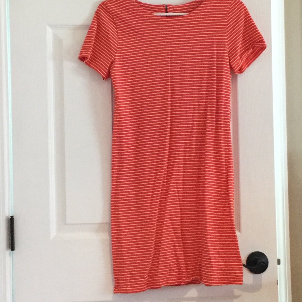 Casual Red Tshirt Dress