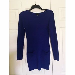 Royal Blue Sweater Dress