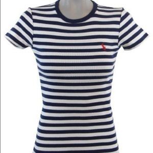 Polo Ralph Lauren Sport XS crew neck ribbed tshirt
