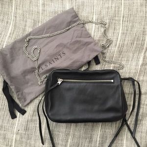 All Saints Fleur de Lis Cross Body