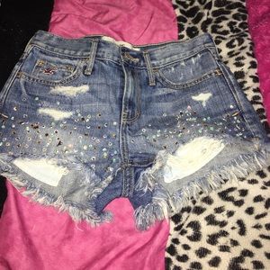 High waisted shorts