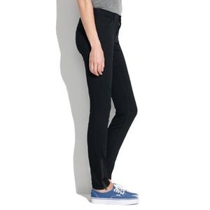 Madewell ankle zip black jeans