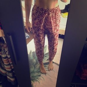 High waisted boho pants polyester band of gypsies