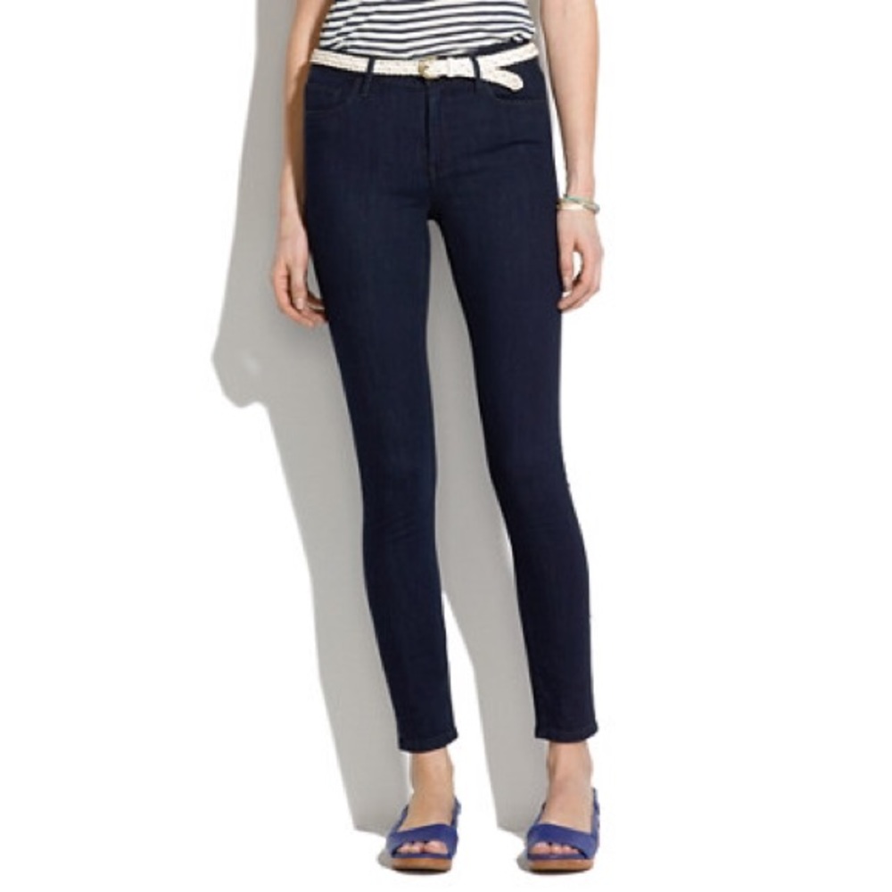 Madewell skinny skinny ankle high riser jeans