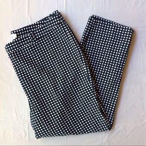Vineyard Vines Navy White Polka Dots Cropped Sz 14