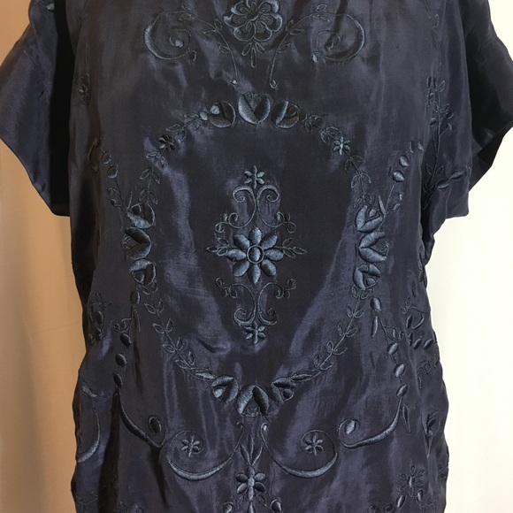 Silk Embroidered Top - Picture 4 of 4