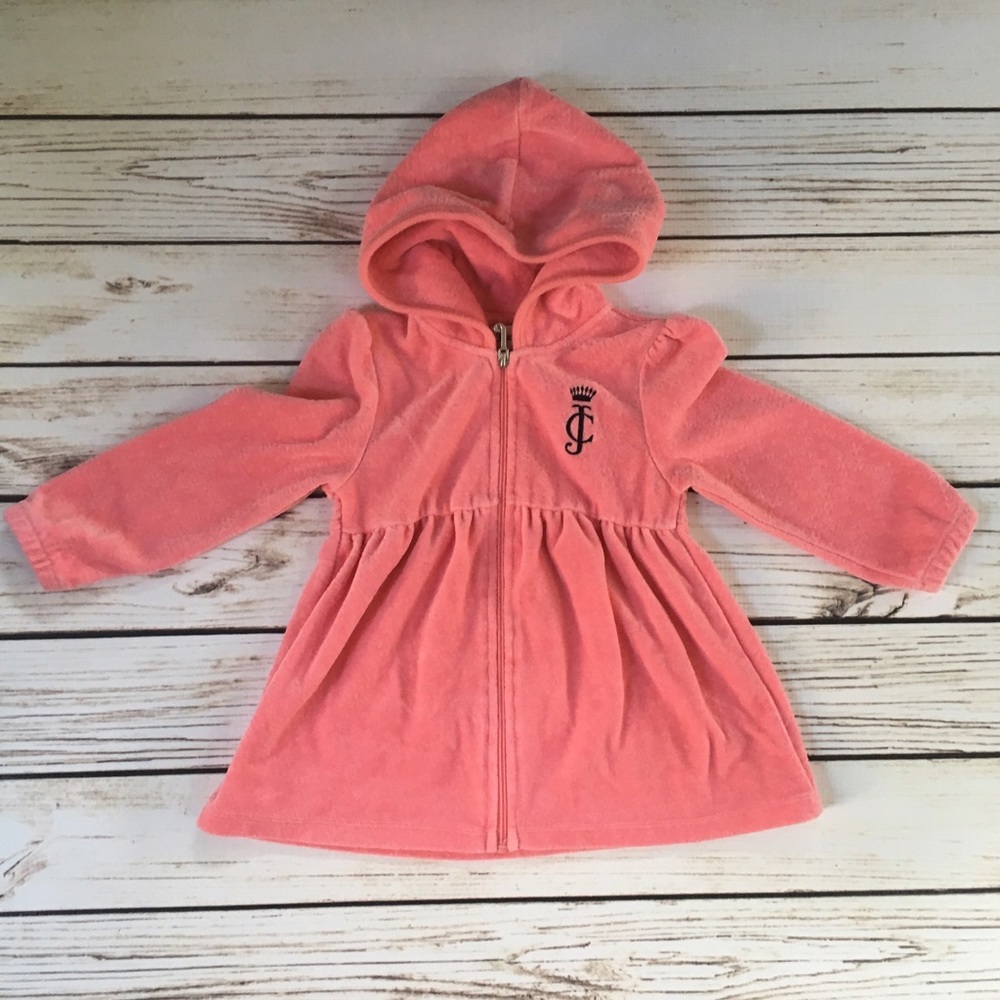⚜️Adorable Peach JUICY Velour Hoodie 💖