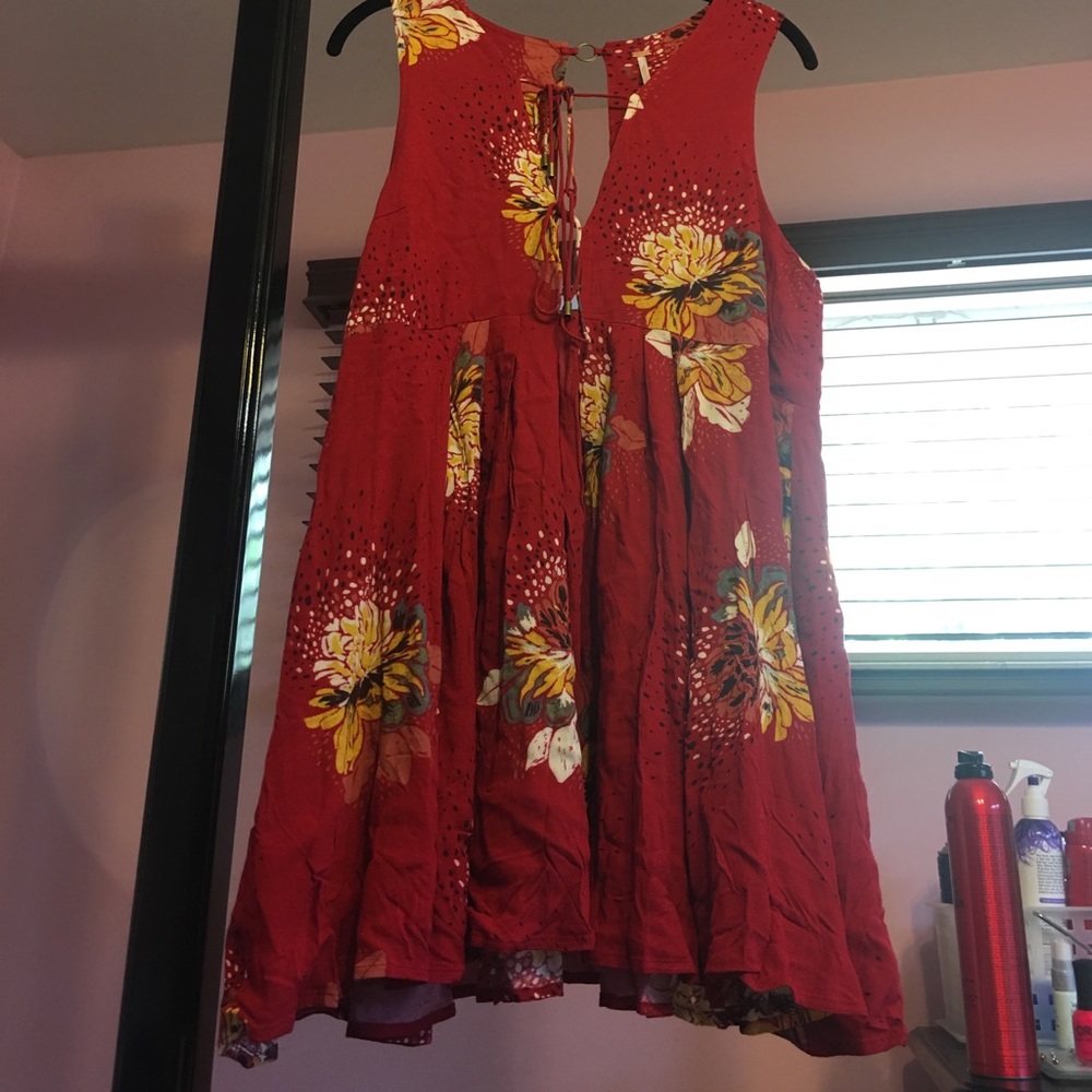 Free People Lovely Day Print Dress