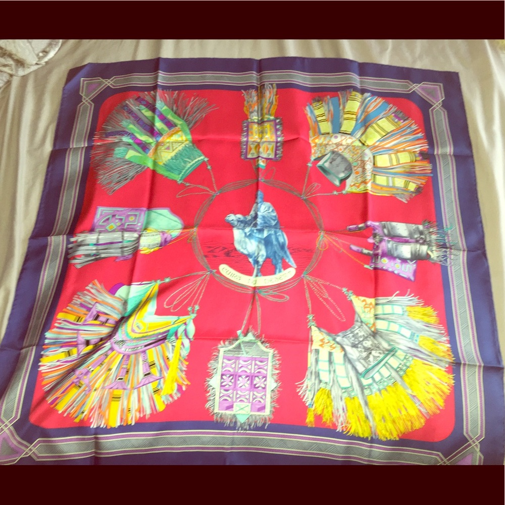 Hermes Authentic Silk Scarf New