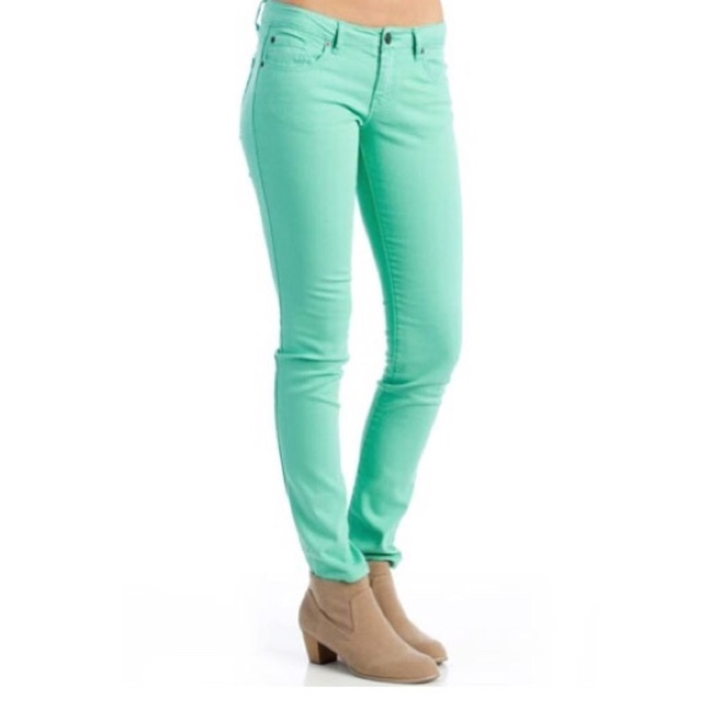 H&M mint skinny jeans