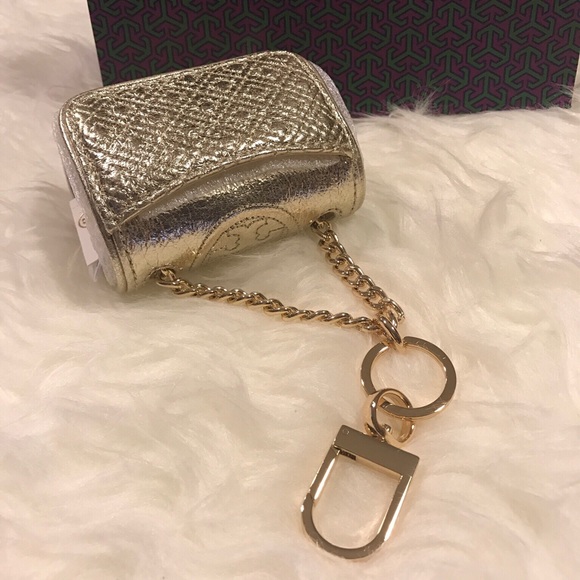 Tory Burch Metallic Key Fob - Picture 2 of 6