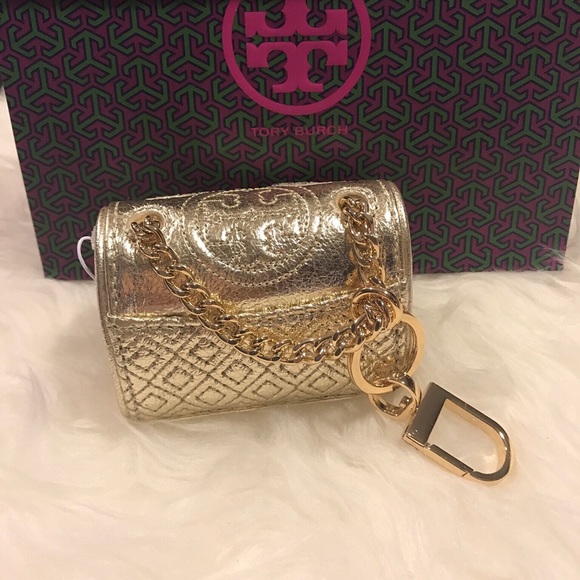 Tory Burch Metallic Key Fob - Picture 4 of 6