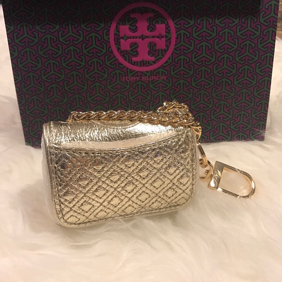 Tory Burch Metallic Key Fob - Picture 6 of 6