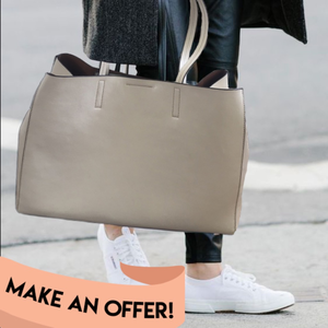 BR Larkin Cream Leather Bag