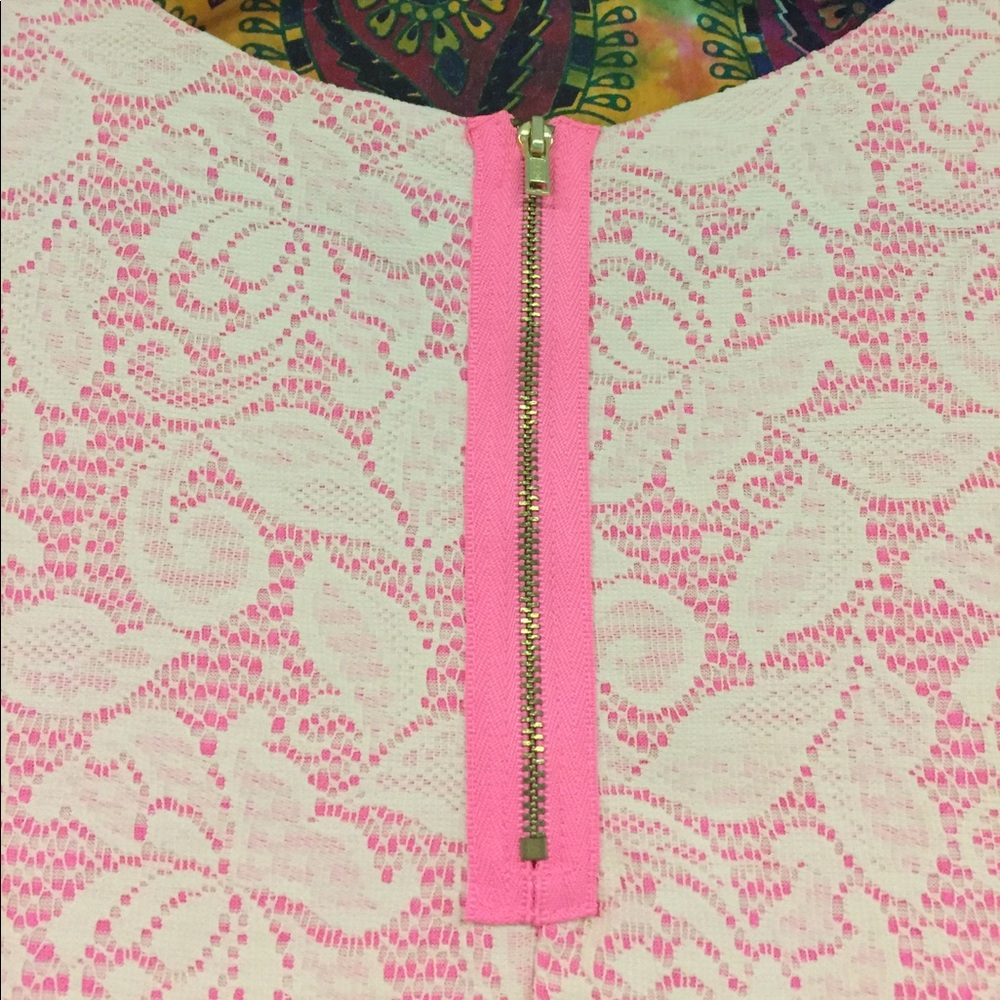 H&M Pink Lace Shift Dress - Picture 4 of 5