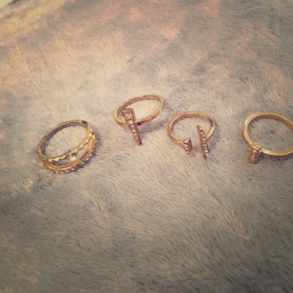 Rings (not real gold)