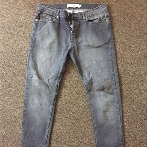 Topman Dark Gray skinny jeans