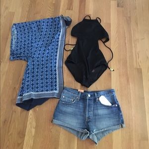 Victoria's Secret halterneck cut out swimsuit