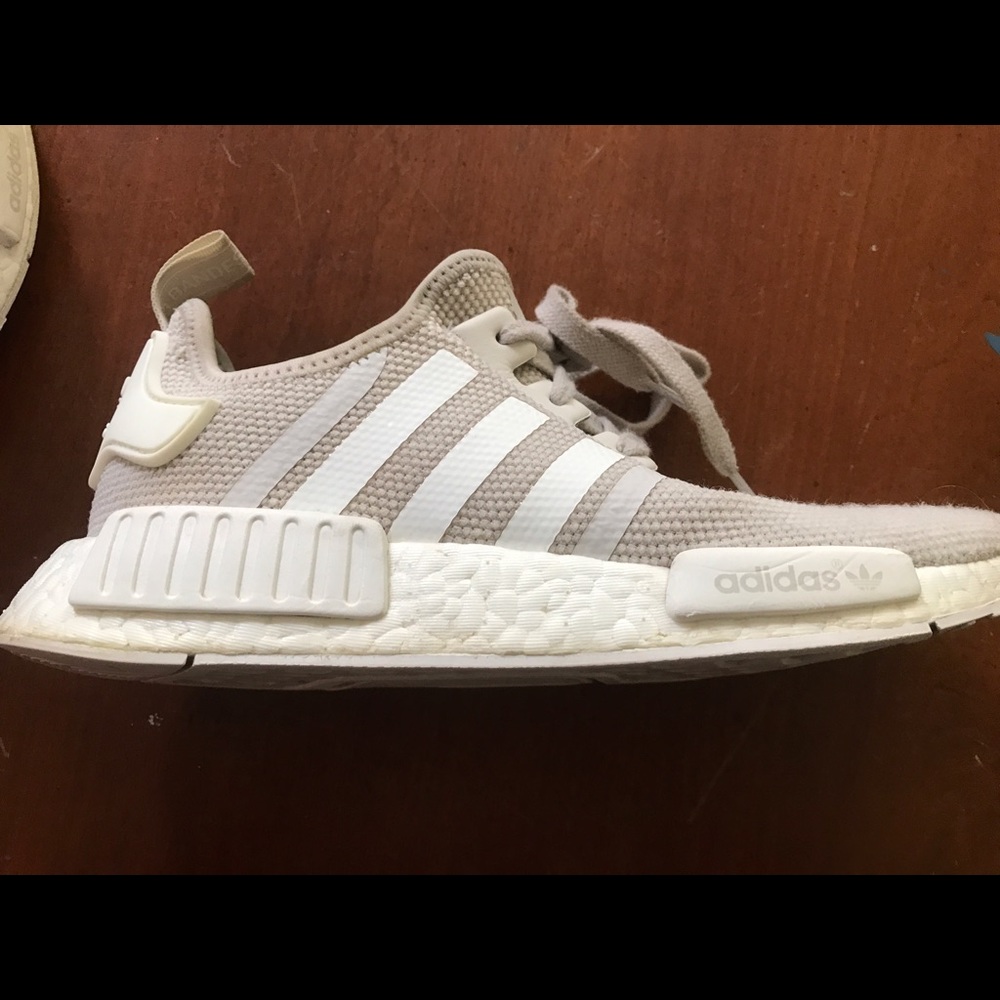 Adidas NMD White Cream Color Women's 8