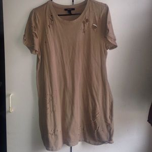 Destroyed nude shirt
