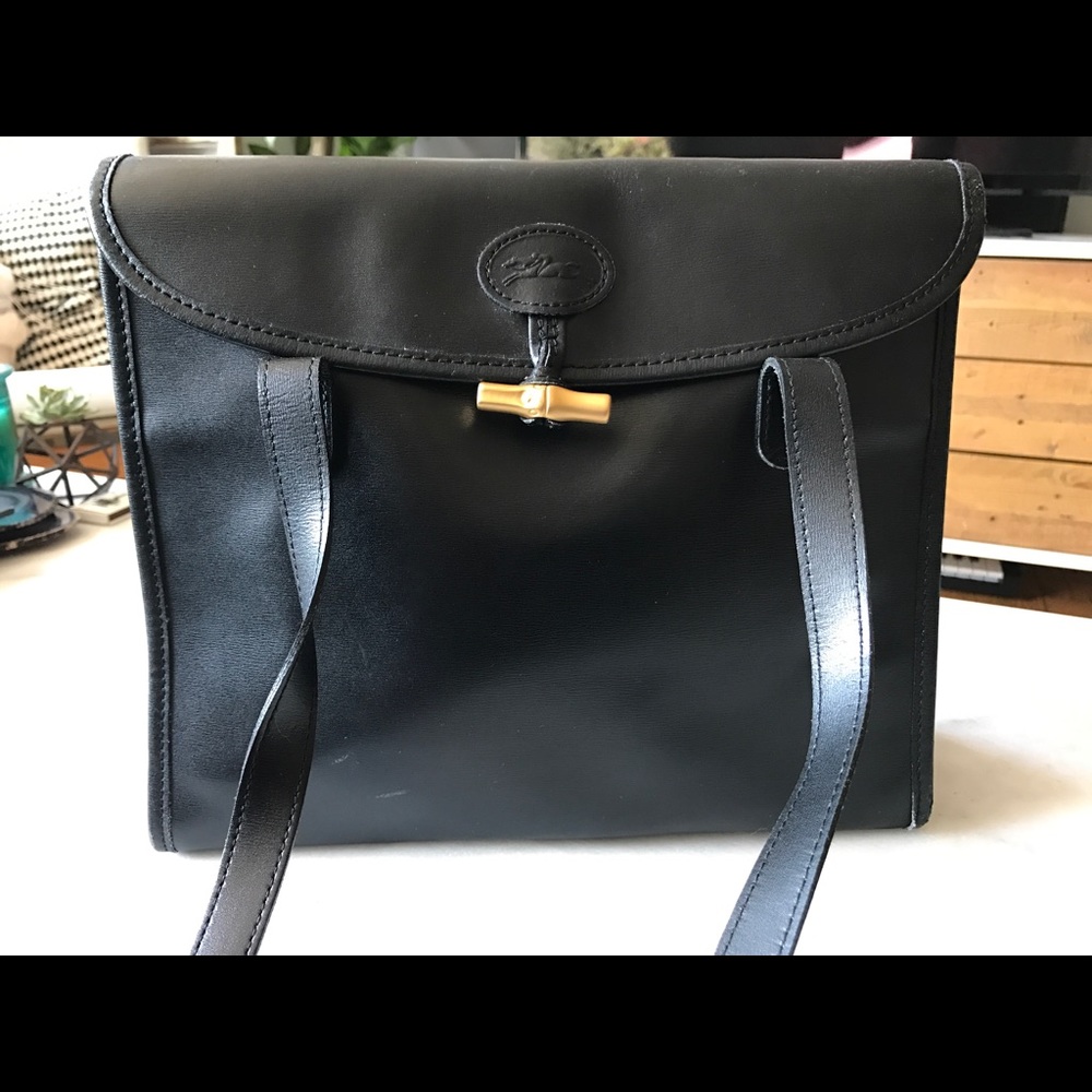 Longchamp Foldover Tote Bag