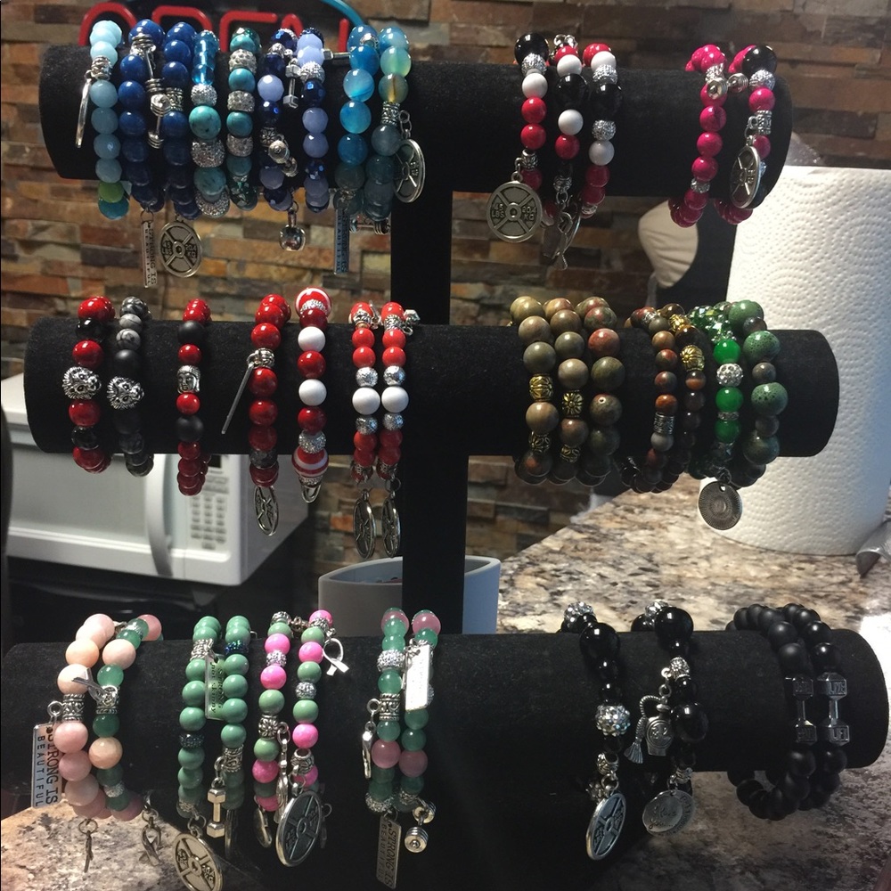 Mother Custom gemstone/bead/crystal/wood  bracelet