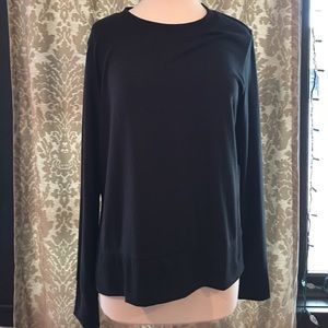 Alo Glimpse Long Sleeve Top in Black