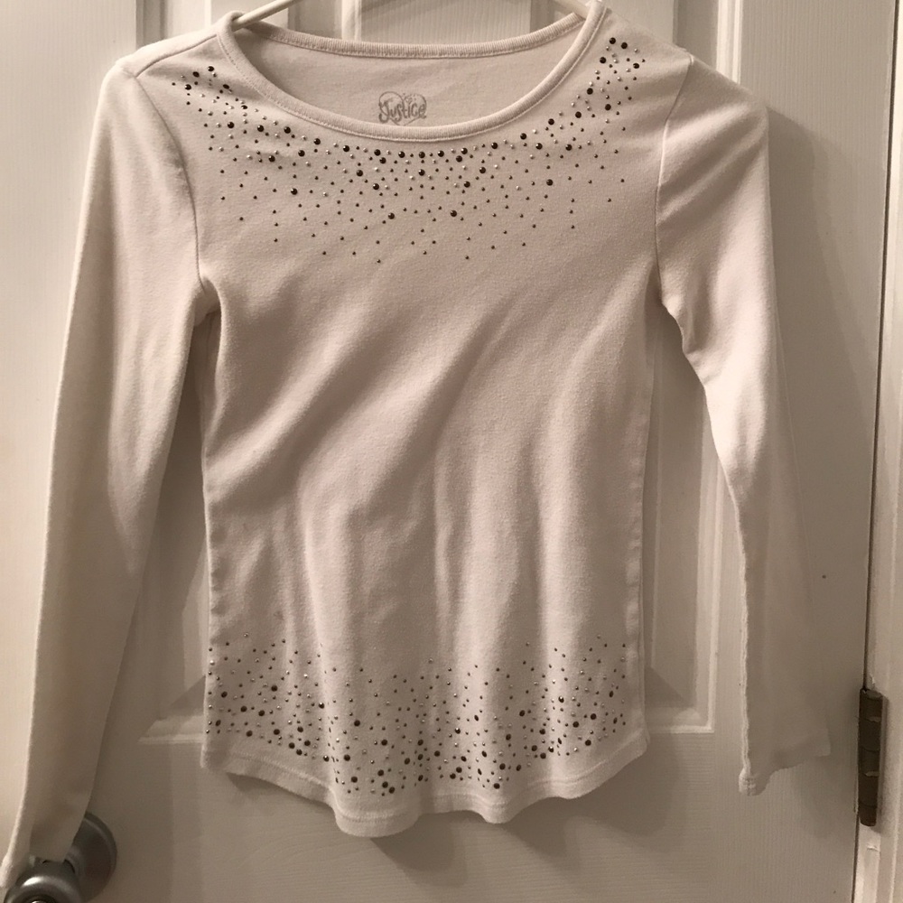 Long sleeve sparkly shirt