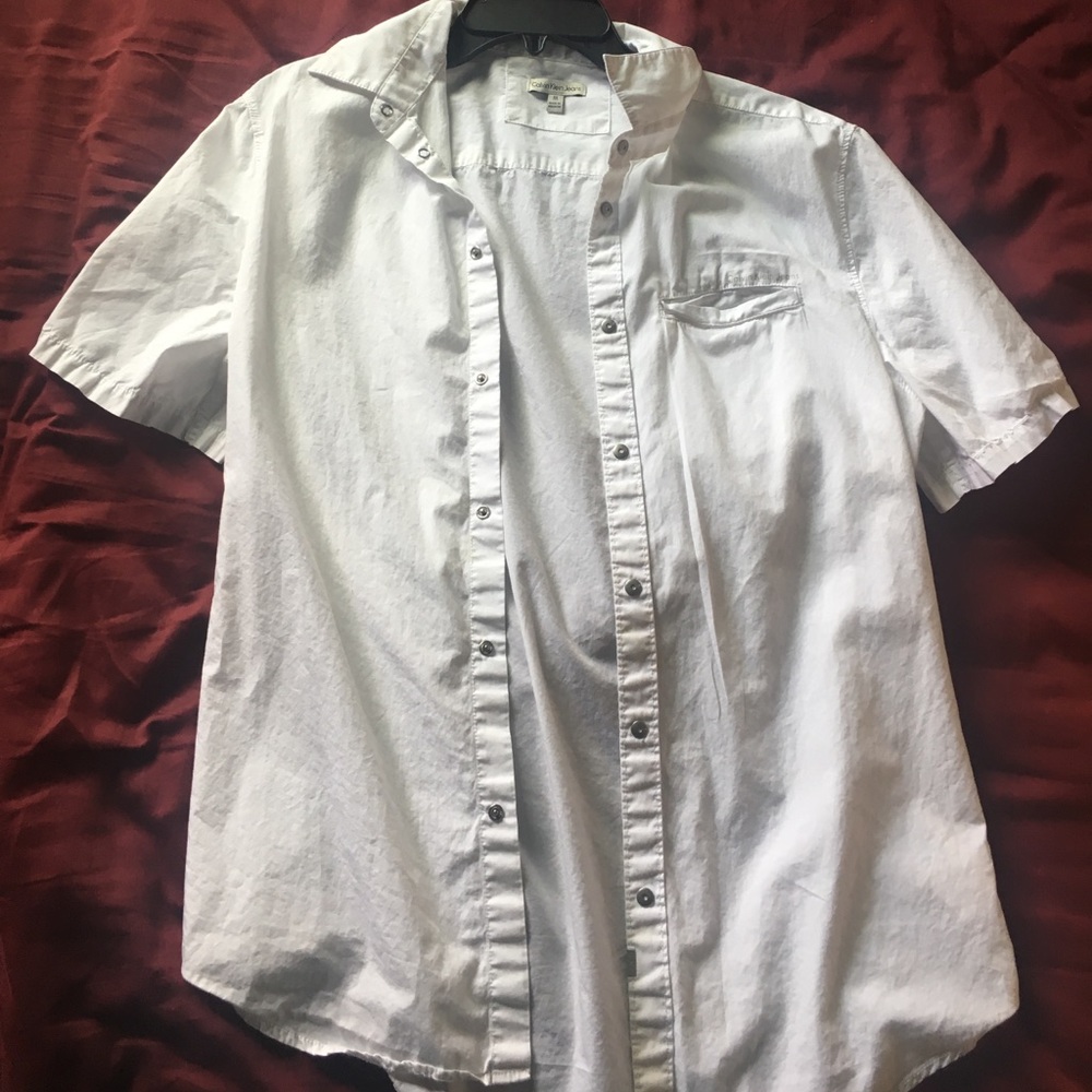 Calvin Klein Jeans white button down