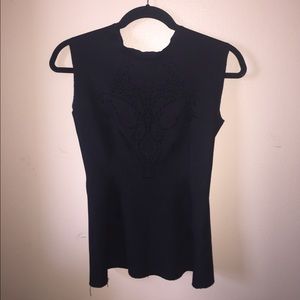 🖤ZARA SLEEVELESS BLACK BLOUSE🖤