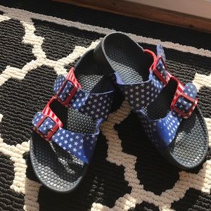American Flag Birkenstocks