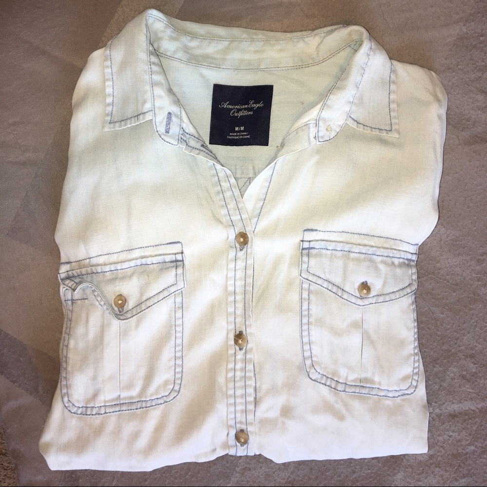 American Eagle Chambray Shirt