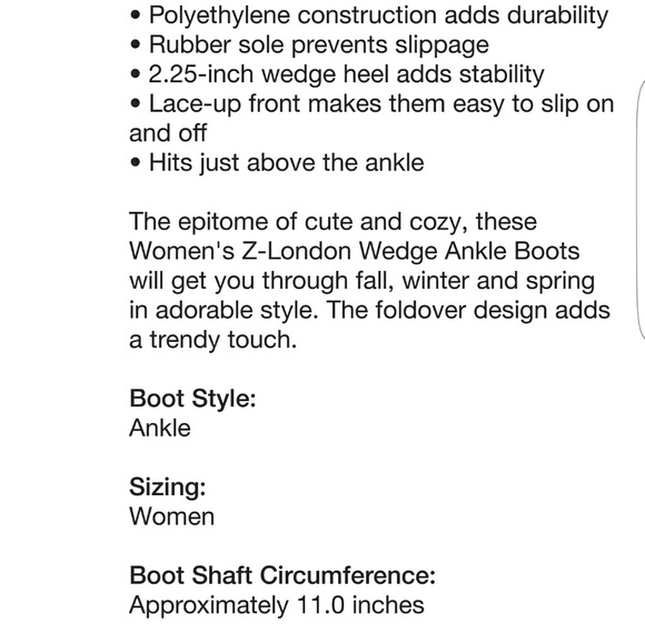 1 DAY SALE!!!!!  Z London Salley Ankle Booties - Picture 2 of 3