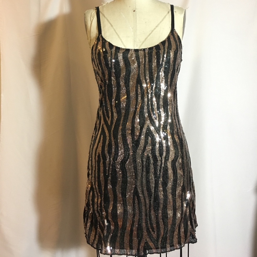Sequin Slip Dress