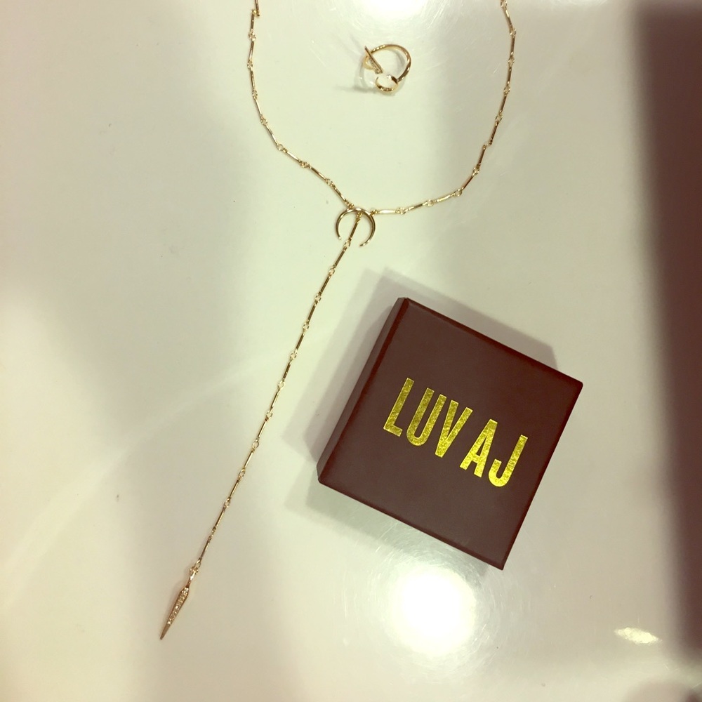 Luv Aj lariat & ring set -Rachel Zoe Box of Style