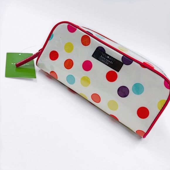 kate spade Handbags - Kate Spade Polka Dot Cosmetics Case