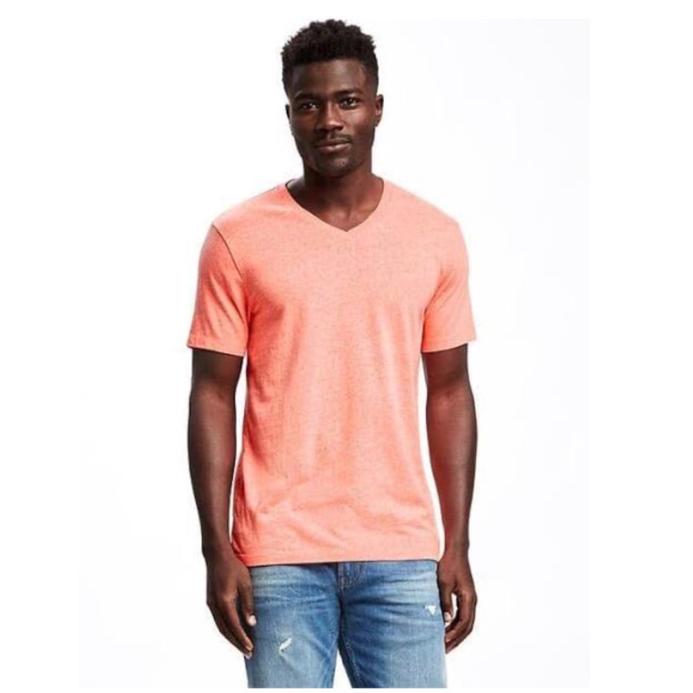 Peach V-Neck Men’s