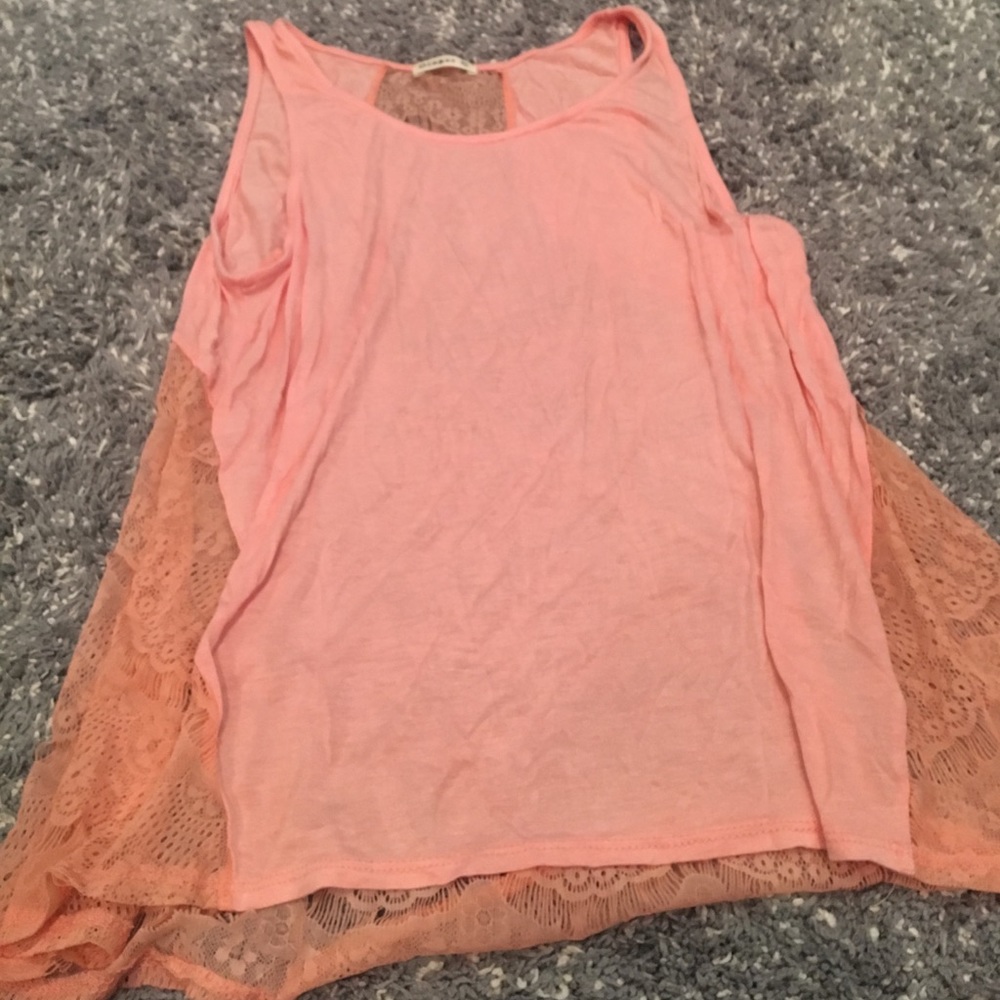 Light pink cover up lace back