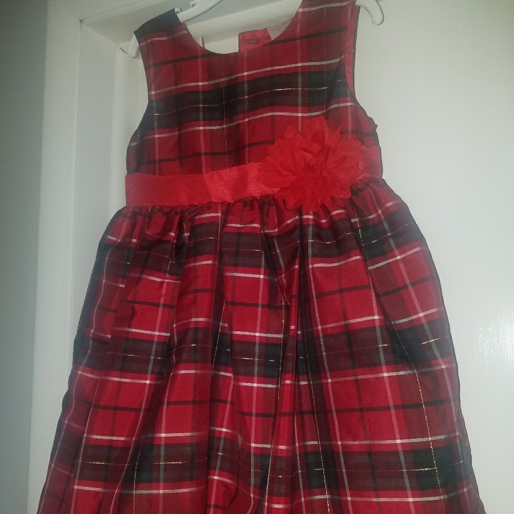 Girls plaid dress