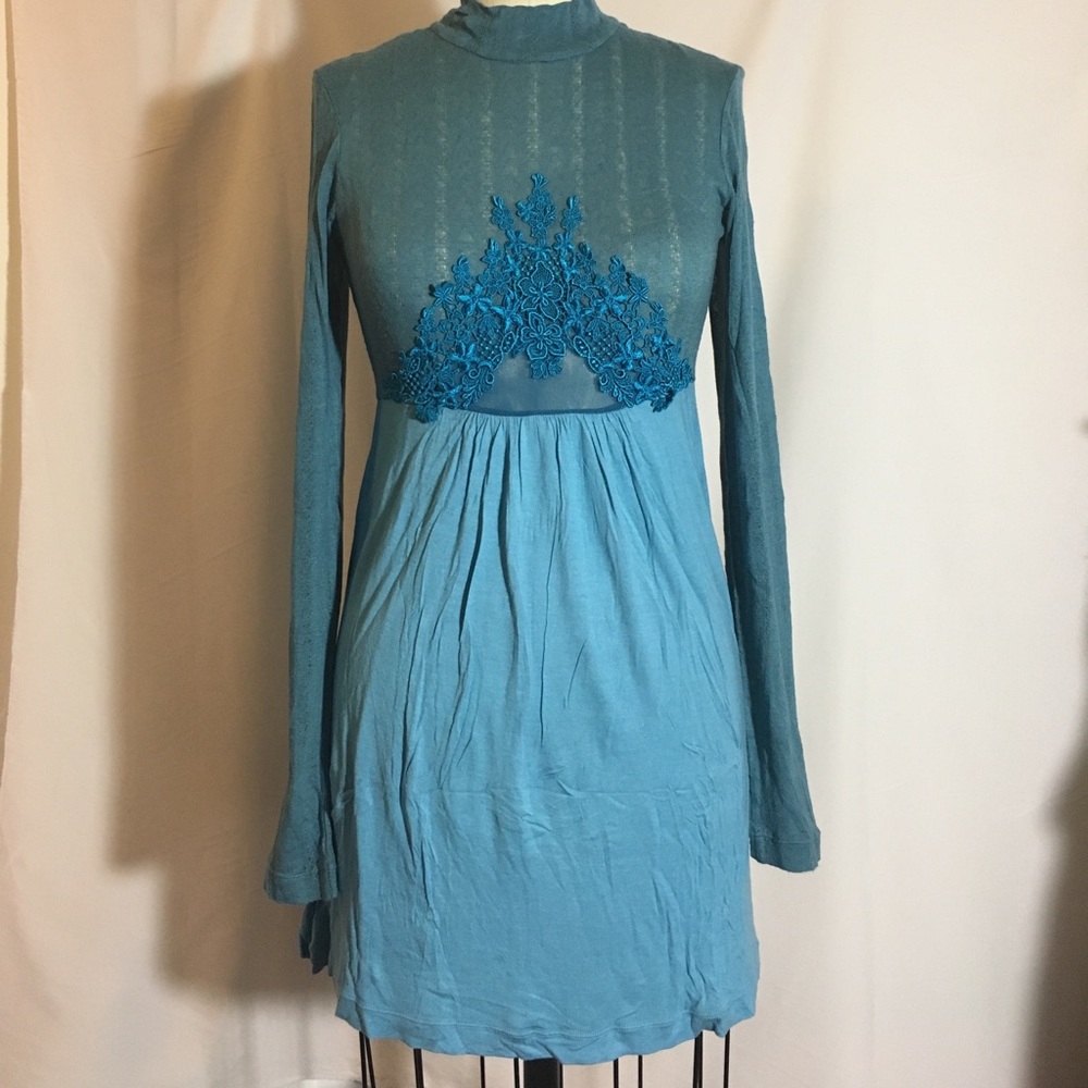 Free People long sleeve knit dress