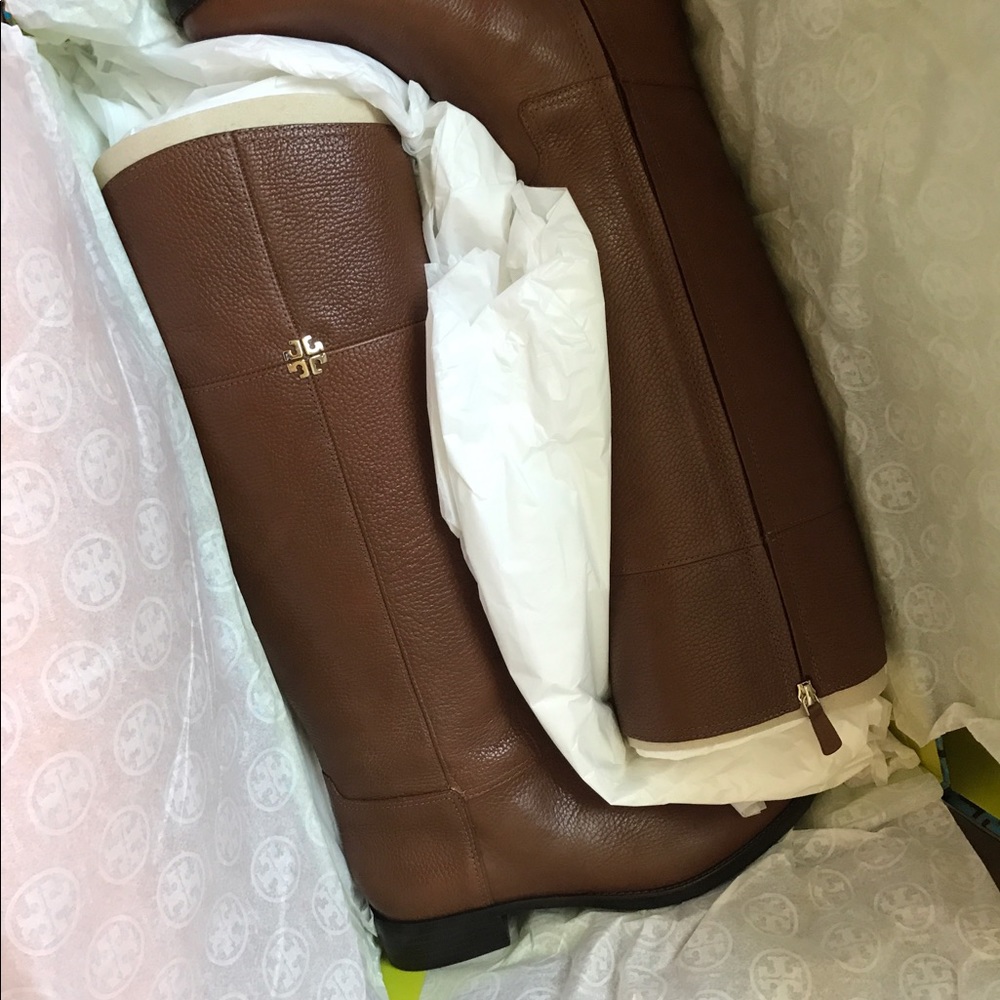 Tory Burch Jolie Riding Boots (Extended Width)